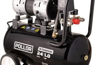 24L Air Compressor Low Noise Oil Free Electric Portable 5.2CFM with Pressure Regulator Review (2026)