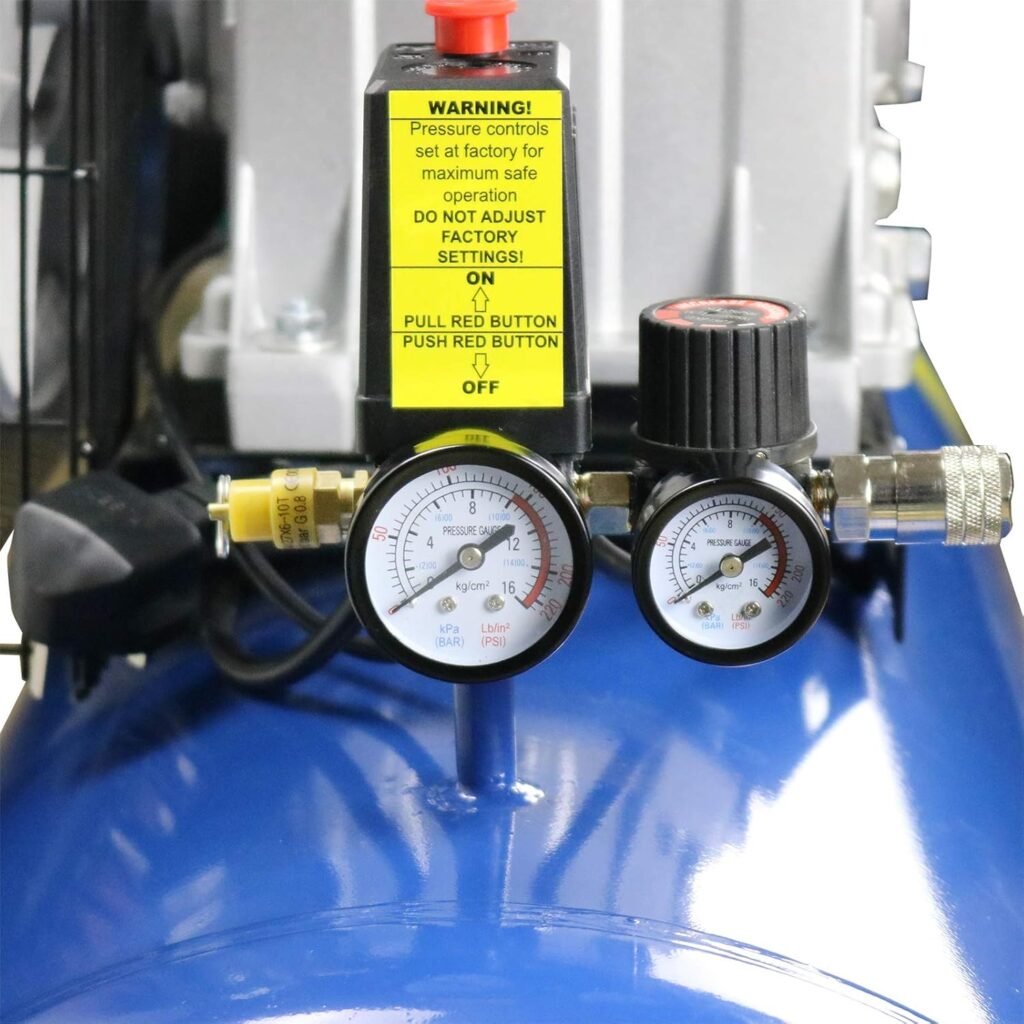 Hyundai 150L Air Compressor 3HP Twin Cylinder Belt Drive, 14CFM 145psi Low Noise Electric Workshop Compressor for Tools, Spray Painting Inflation Hyundai 150L Air Compressor 3HP Twin Cylinder Belt Drive, 14CFM 145psi Low Noise Electric Workshop Compressor for Tools, Spray Painting Inflation