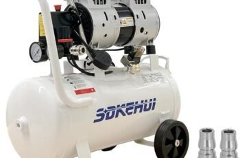 750W 25 Litre Oil Free Air Compressor 58 dB Silent Compressed Air for Workshops with Copper Motor Review (2026) — Worth Buying?