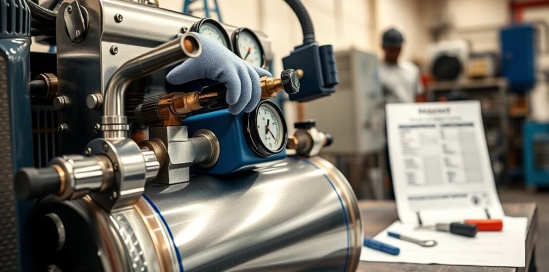 Electric Stationary Air Compressor Maintenance Guide