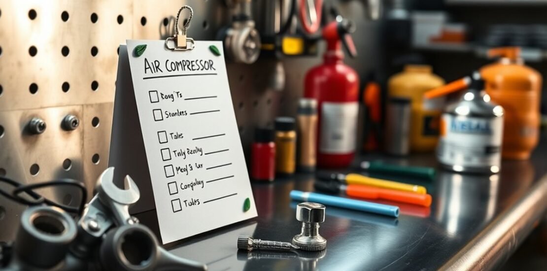 Air Compressor Maintenance Checklist