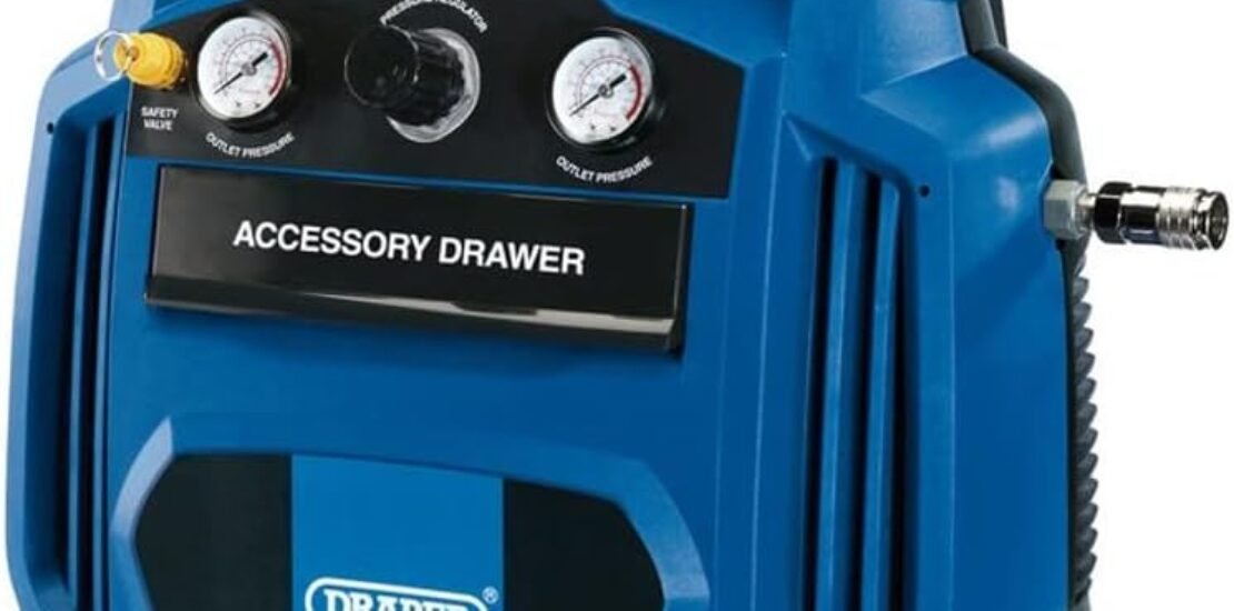 Draper 02116 6L Oil-Free Air Compressor (1.2kW)