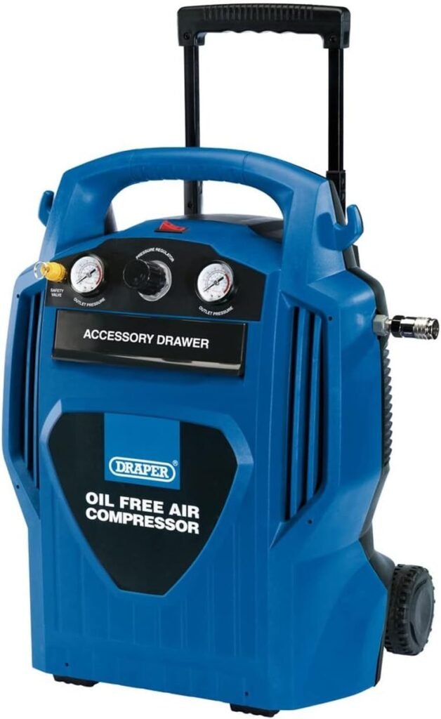 Draper 6L Oil-Free Air Compressor (1.2kW)