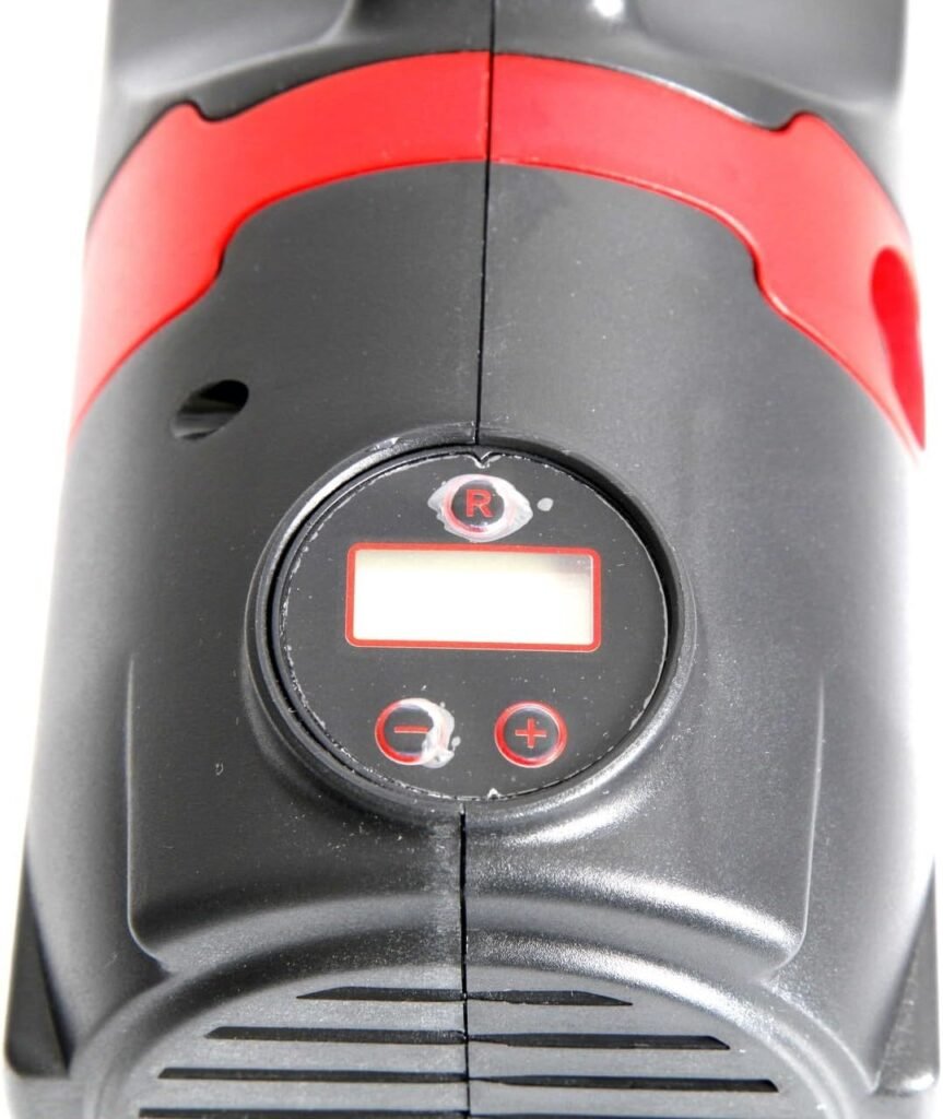 Precision Unisex  Precision Electric Air Compressor 12V DC 230V AC, Black, One Size UK