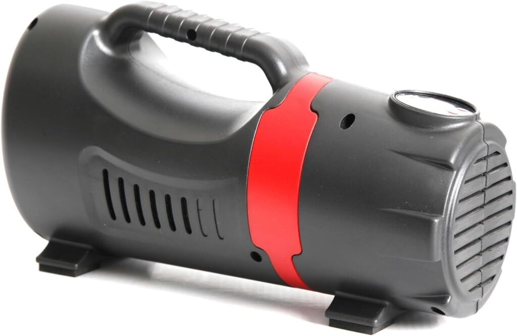 Precision Unisex  Precision Electric Air Compressor 12V DC 230V AC, Black, One Size UK