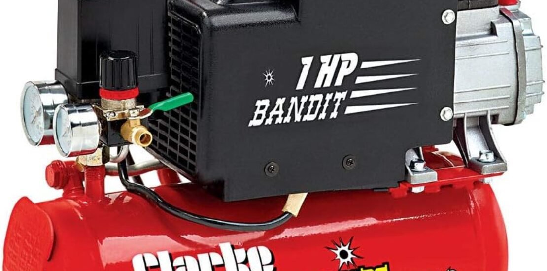 Clarke Bandit 1hp 8 Litre Air Compressor 240v