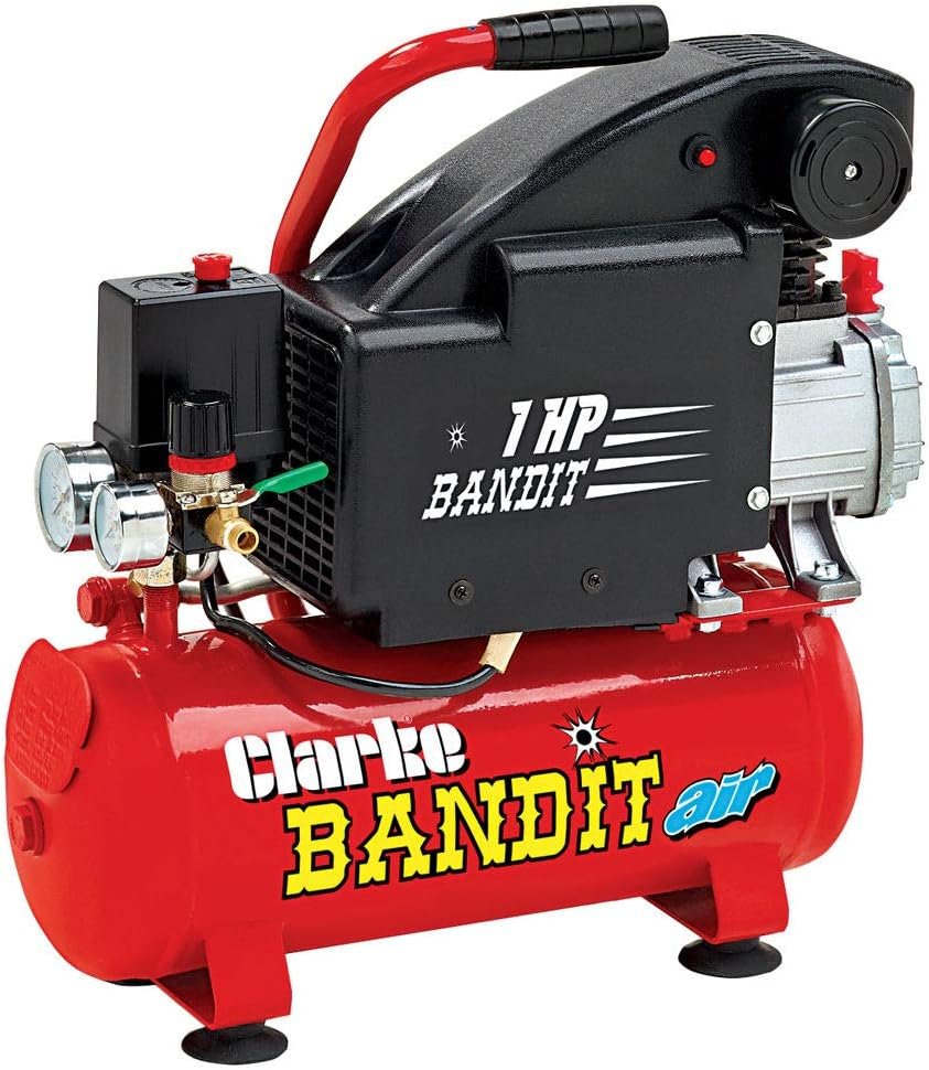 Clarke Bandit 1hp Litre Air Compressor 240v