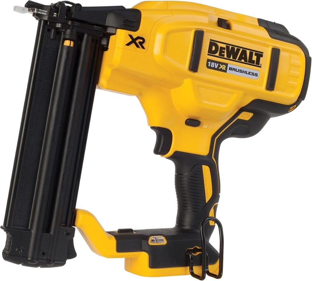 DEWALT 18V XR Brushless Gauge Second Fix Nailer, Tool Only, DCN680N-XJ
