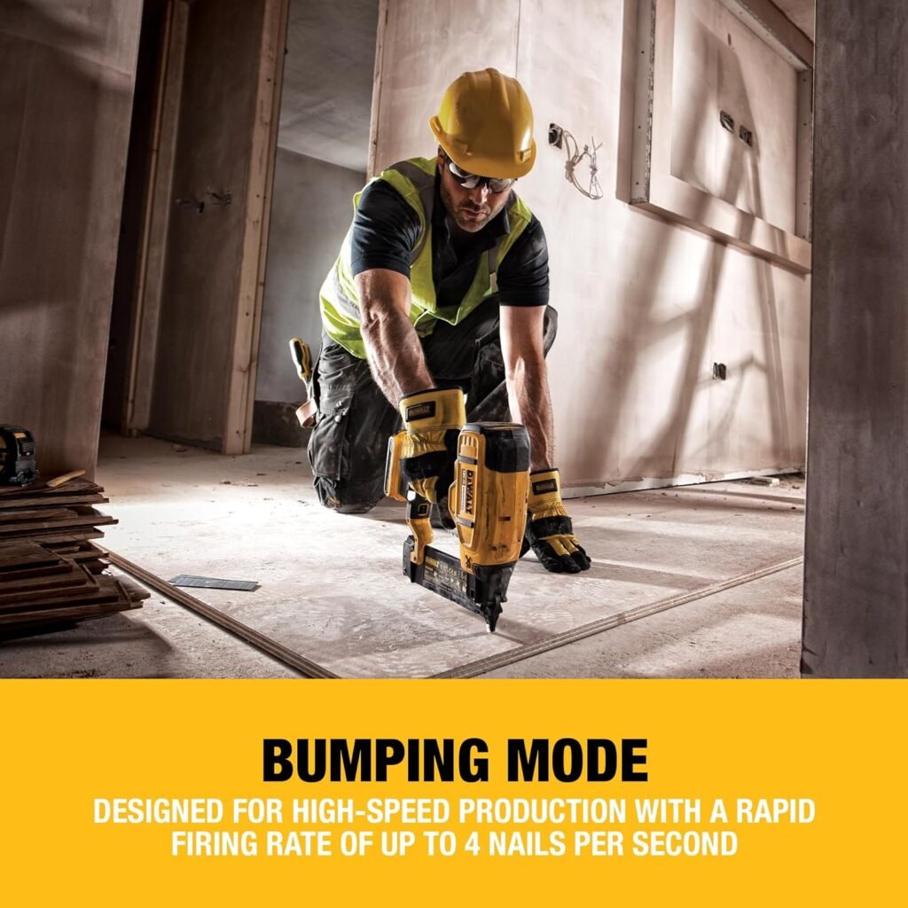 DEWALT 18V XR Brushless Gauge Second Fix Nailer, Tool Only, DCN680N-XJ