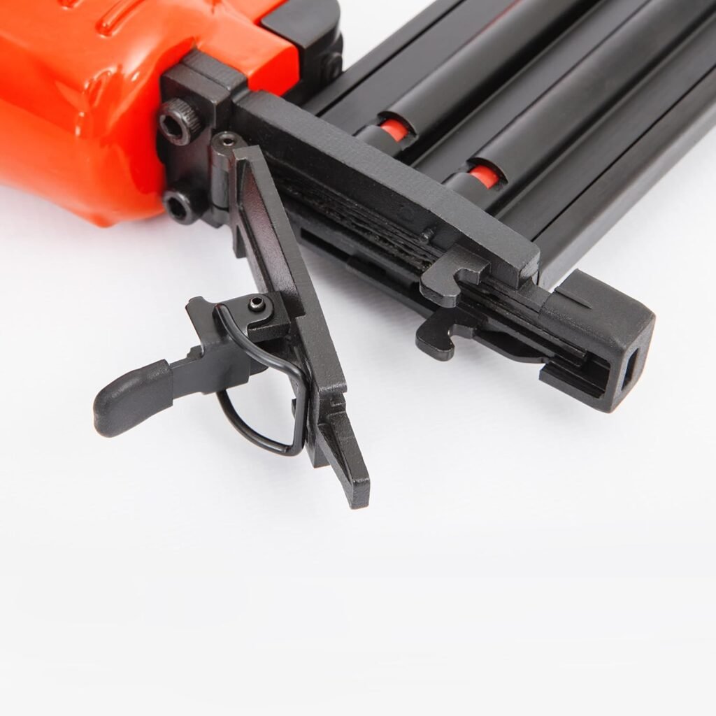 TACWISE DGN50V Air Brad Nail Gun with Nails, Uses Type (18G) Nails, 20-50mm, Orange | Bundle, Includes x 18G / mm Brad Nails, Uses Type (18G) 20-50mm Nails