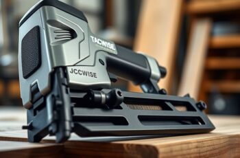TACWISE JCN90V Air Coil Nail Gun, Uses Flat Top Coil Nails, 50-90 Mm