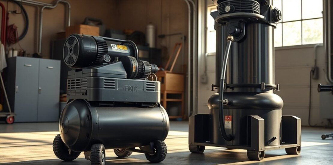 Portable Air Compressor vs Stationary Compressor