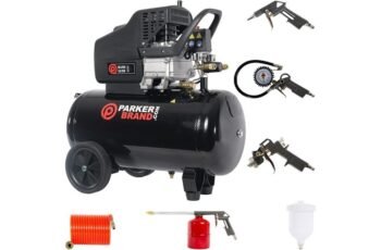 50L Air Compressor & 5-Piece Tool Kit Review